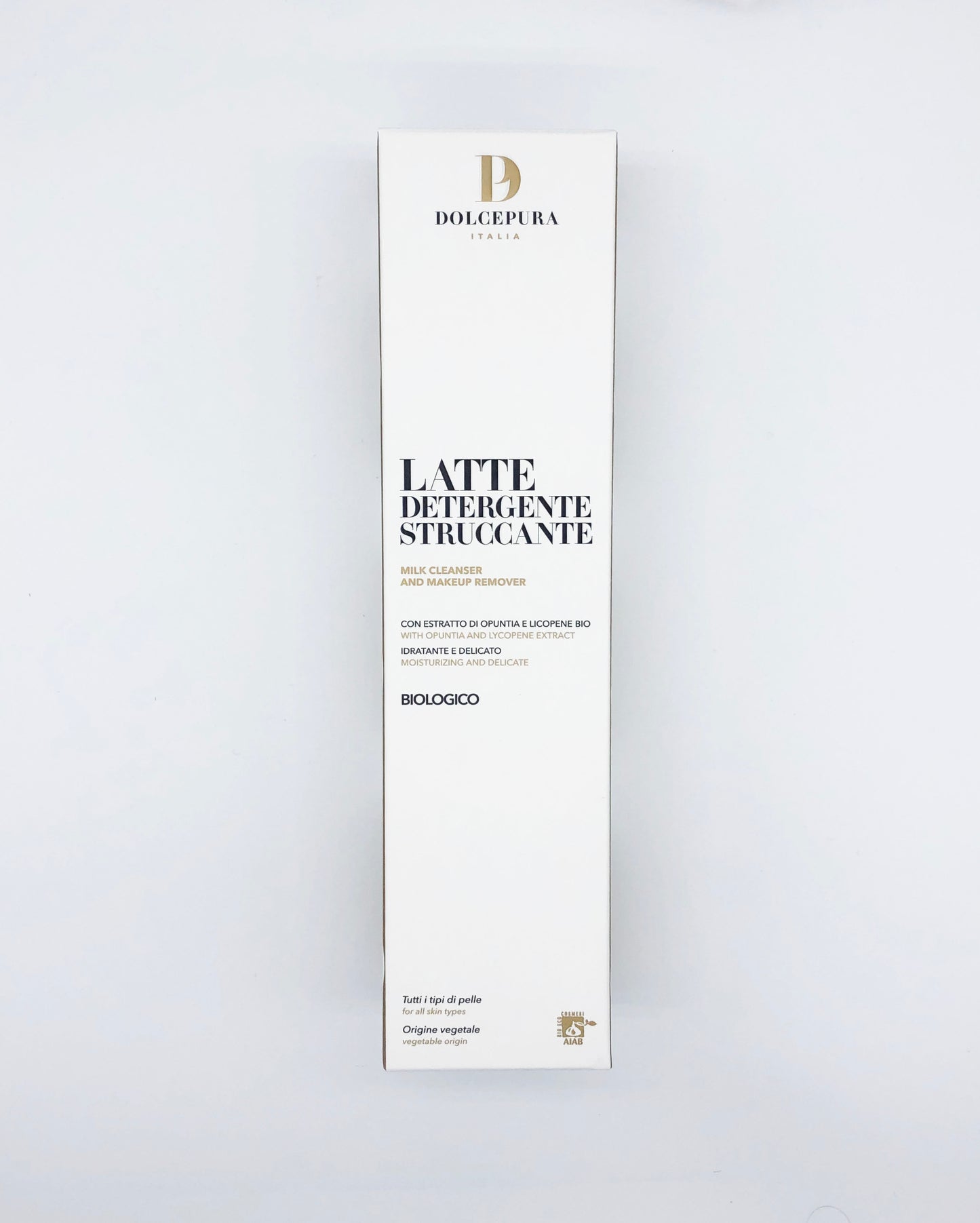Leche limpiadora facial desmaquesadora "PUREZA" (con opuntia y extracto de licopeno). Orgánica y herbal. PH fisiológico 5,5