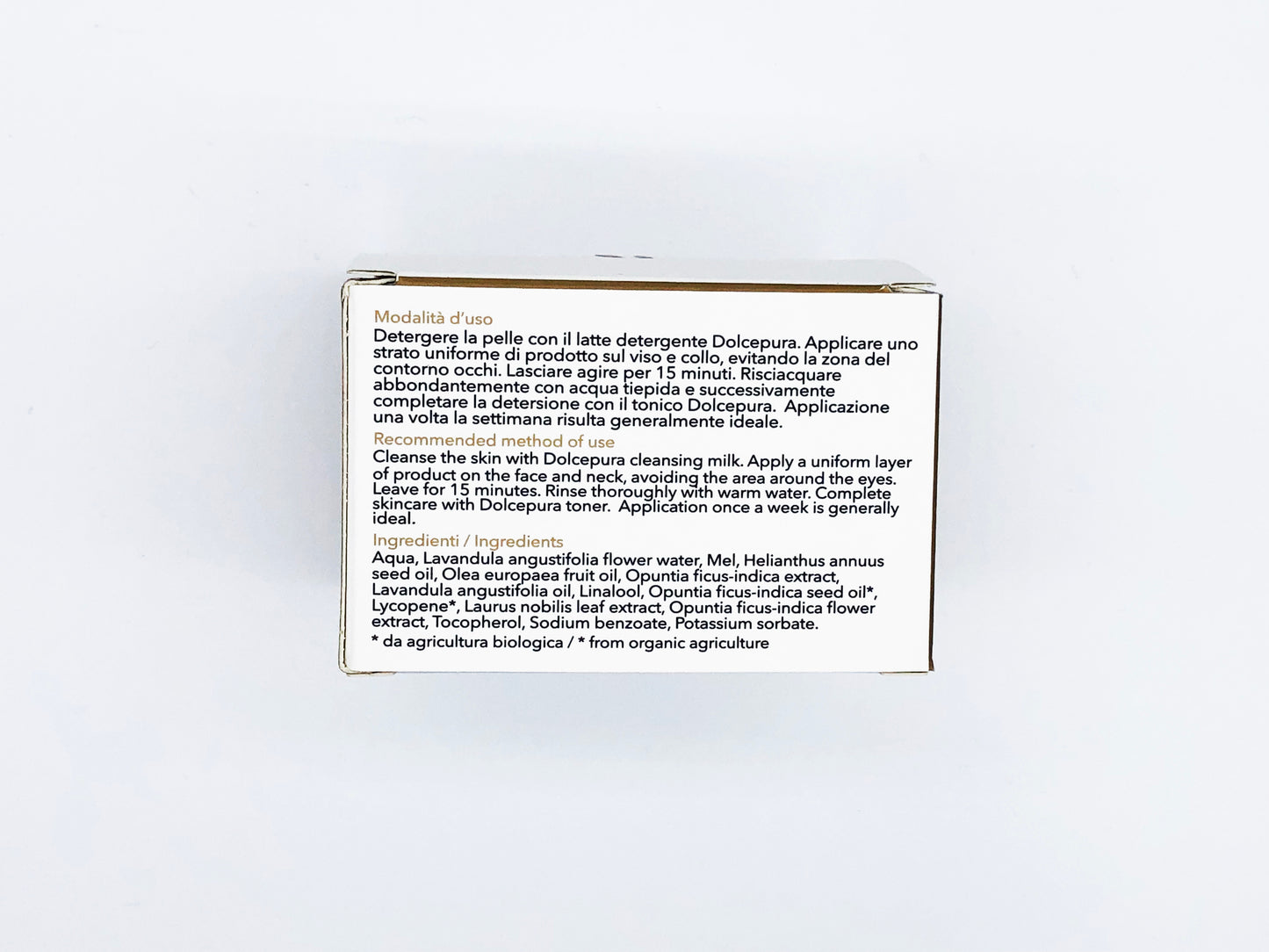 Mascarilla cosmética facial "NATURALMENTE HERMOSA" - bio licopeno opuntia (antienvejecimiento, estimulante y regenerador). Origen orgánico y vegetal